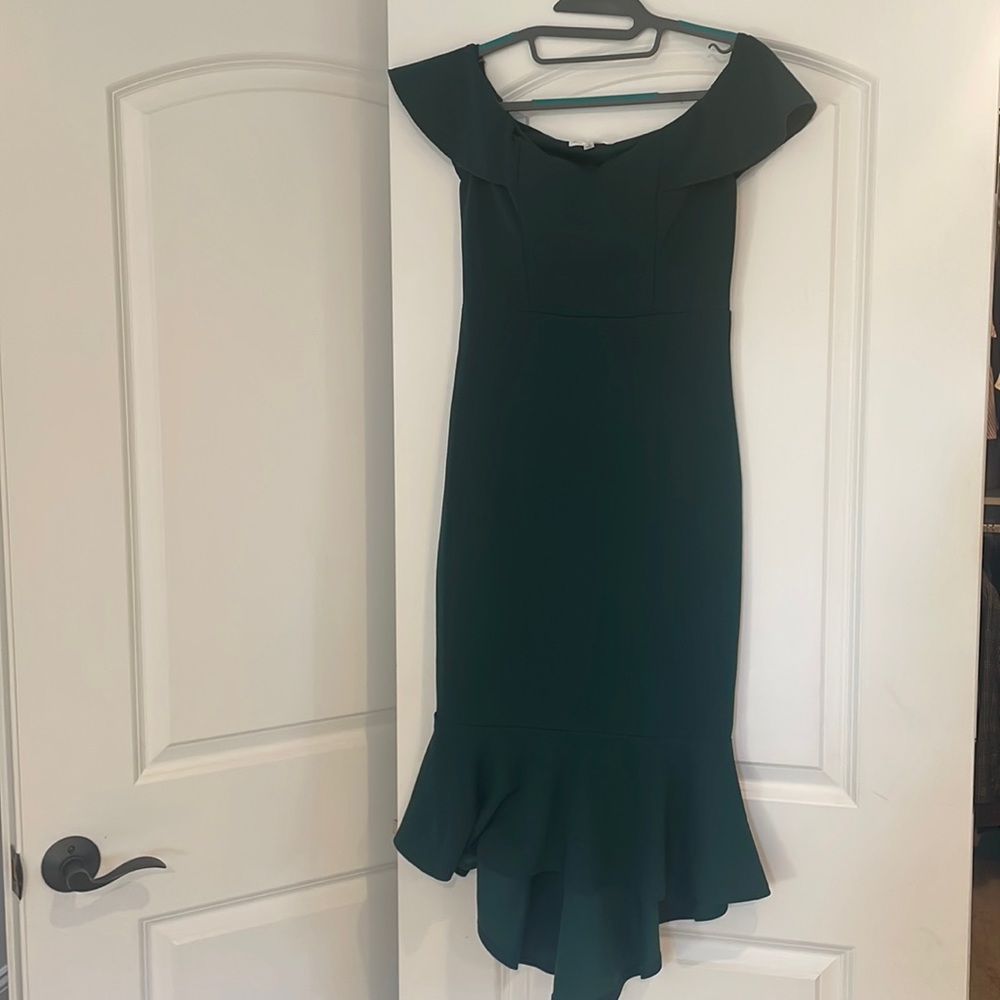 Green holiday dress size Small
